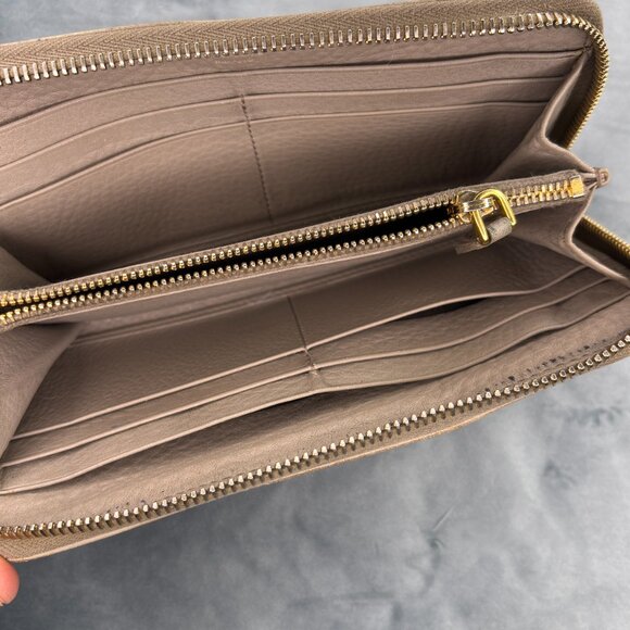 Prada Leather Wallet – Pink Beige - Picture 5 of 8